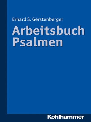 cover image of Arbeitsbuch Psalmen